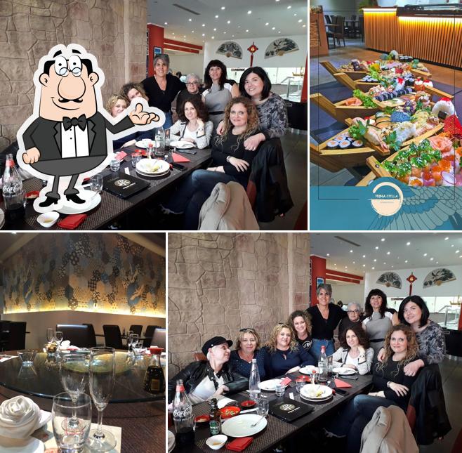 Gli interni di Prima Stella Sushi & Fusion