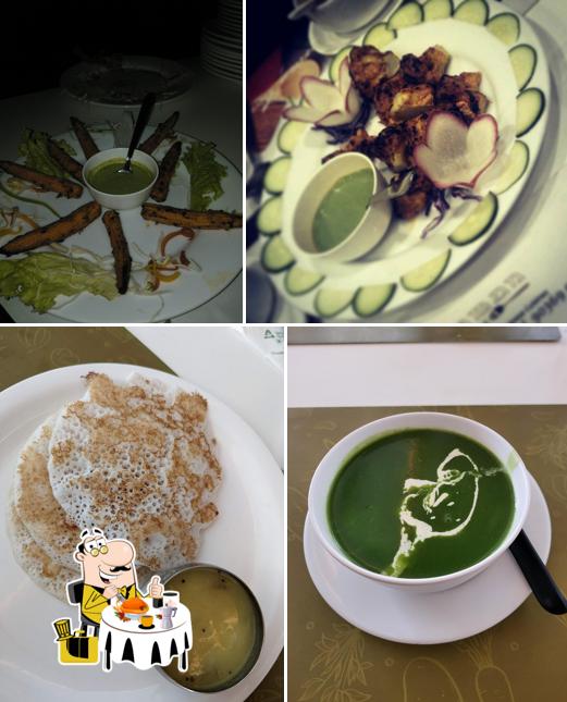 Food at Sanman Restaurant