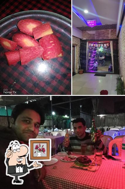 The image of interior and food at Chandani Bar & Restaurant