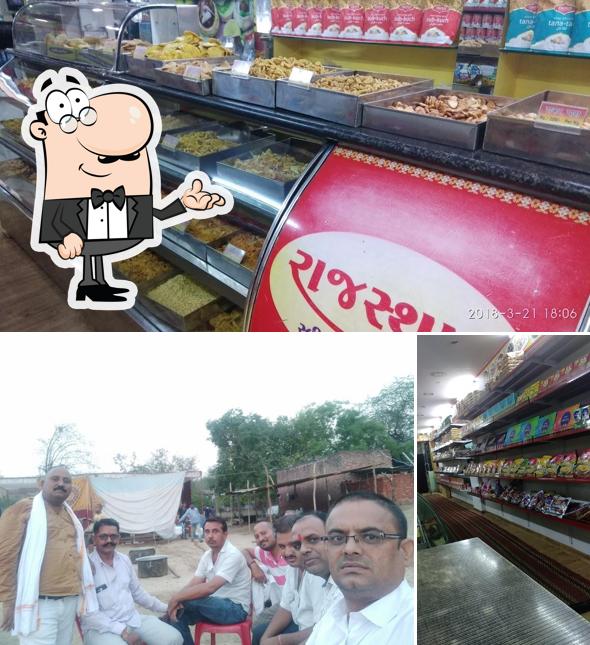 The interior of RAJASTHAN SWEET AND NAMKEEN