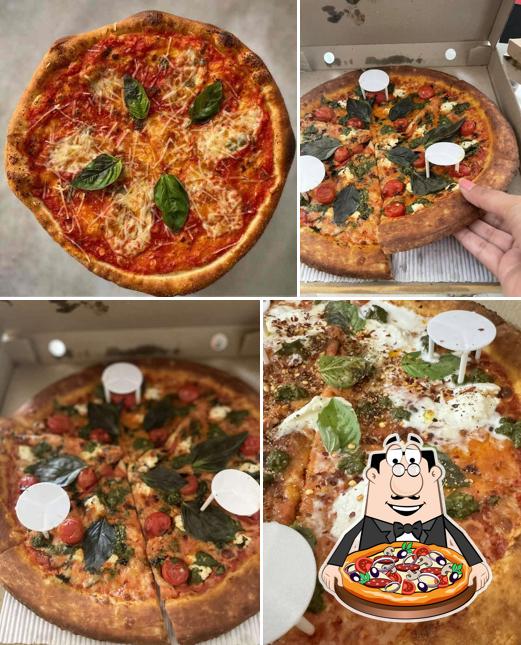 Pick pizza at Galaxy Pizza