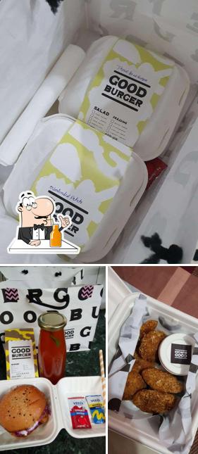Enjoy a drink at Good Burger