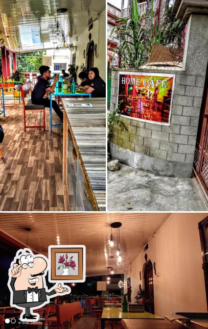 The interior of Home Cafe