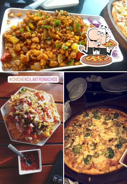 Order pizza at Gulp & Groove