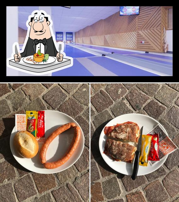 Tra le diverse cose da Kegelbar Schlanders si possono trovare la cibo e interni