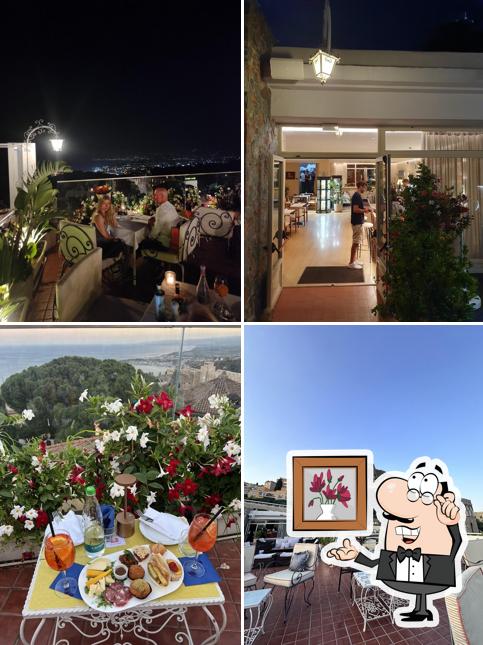 Gli interni di Sky Rooftop Bar & Restaurant Taormina