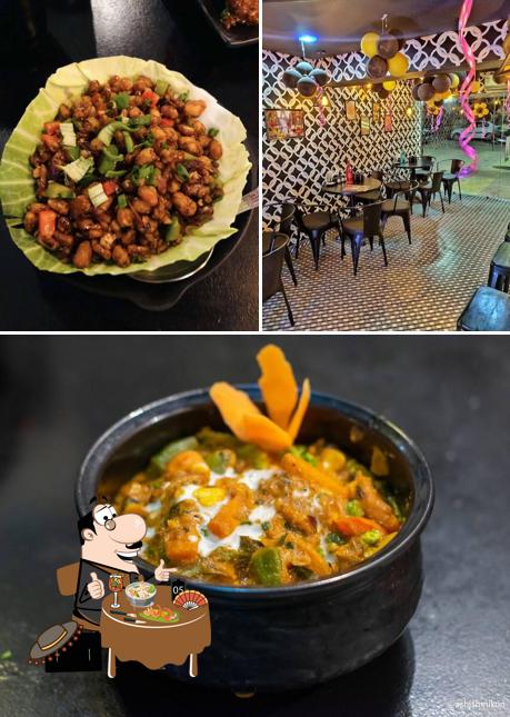 The restaurant's food and interior