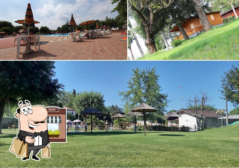 Goditi la vista dall'area esterna di Centro Turistico Valmilana