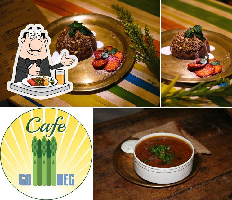 Food at GoVeg Project Vegan Restaurant