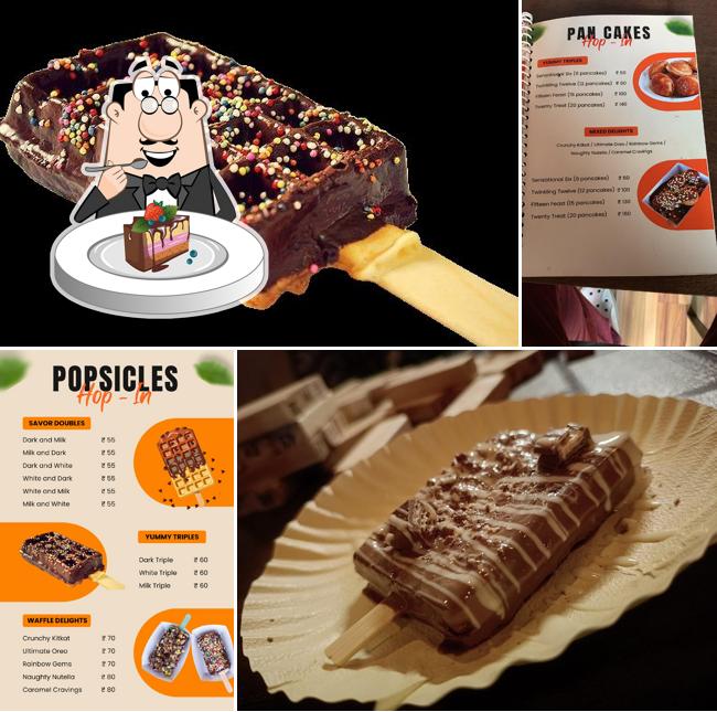 Chocolate cake at Hop-In