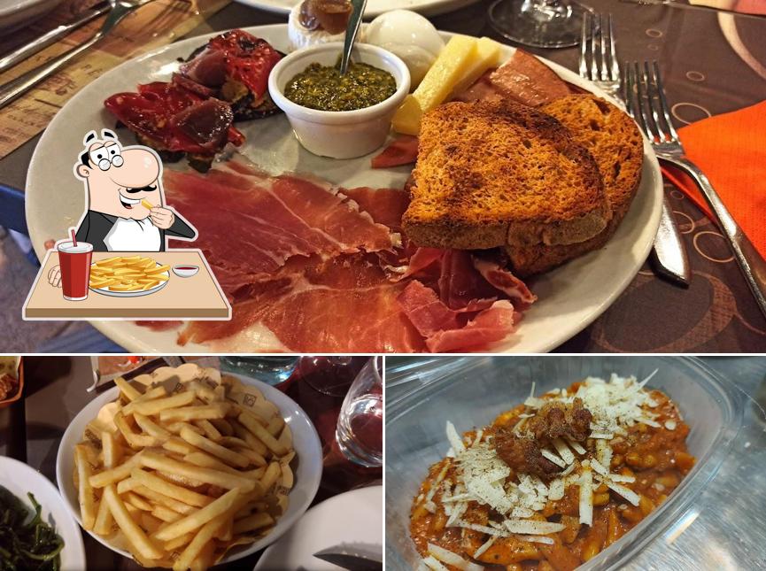 Assaggia le patatine fritte a La Taverna del Bracho