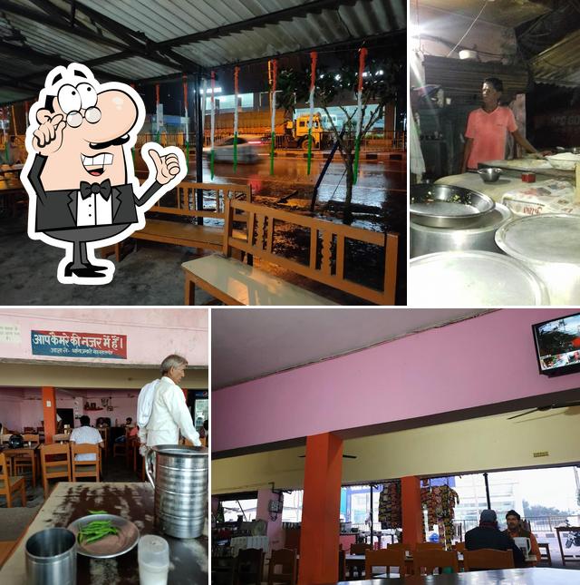 The interior of Nisha Dhaba