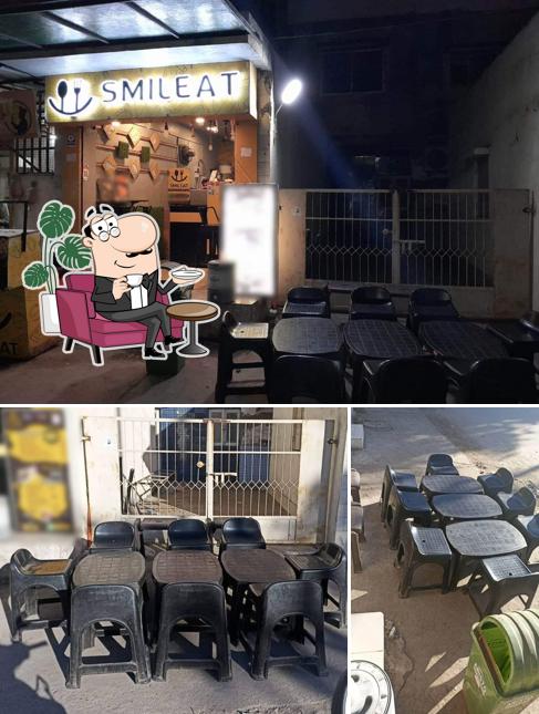 The interior of Smile Eat Cafe