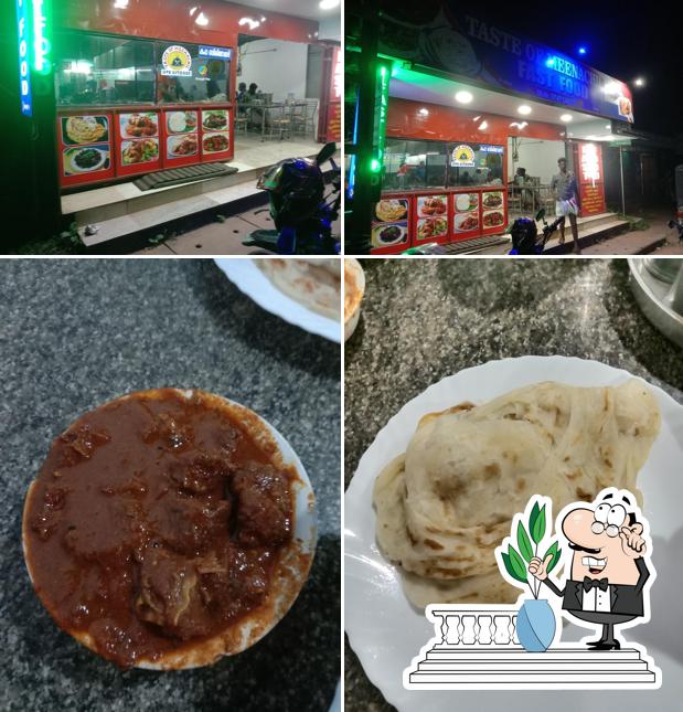 This is the image displaying exterior and food at Taste of Meenachil Fast food