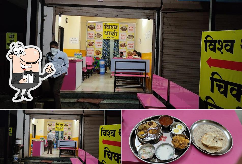 The image of Vishva Thali Restaurant’s interior and food