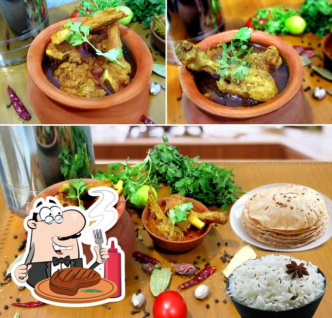 Meat dishes are offered by Maati the flavour