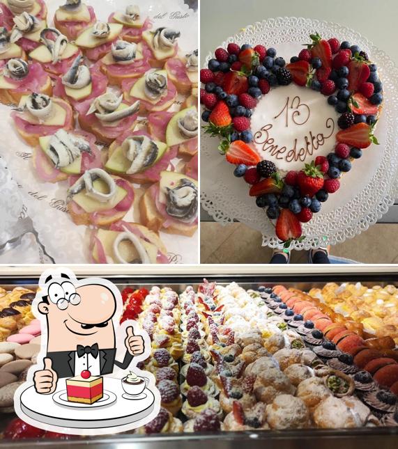La Rocca caffetteria pasticceria serve un'ampia selezione di dolci