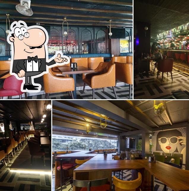 Take a seat at one of the tables at Drava Pub