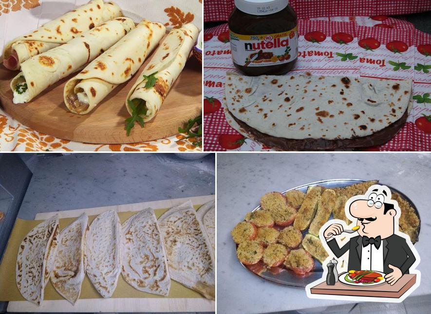 Platti al Piadineria Lo Sceriffo