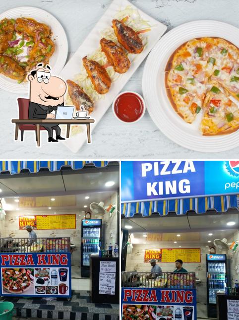 The interior of Pizza King