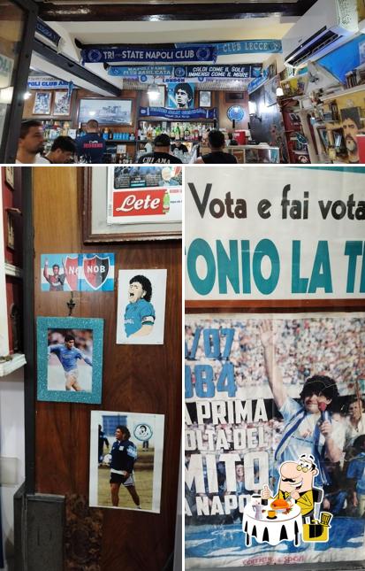 Questa è la foto che mostra la cibo e interni di Bar Nino