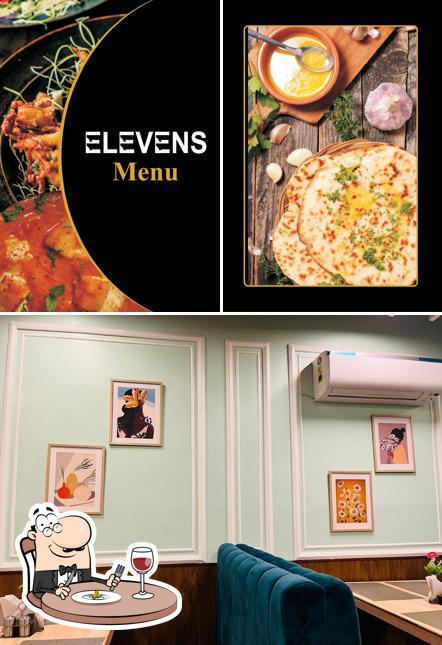 The image of ELEVENS’s food and interior