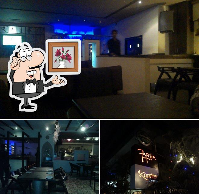 The interior of Paprika Hot Rock