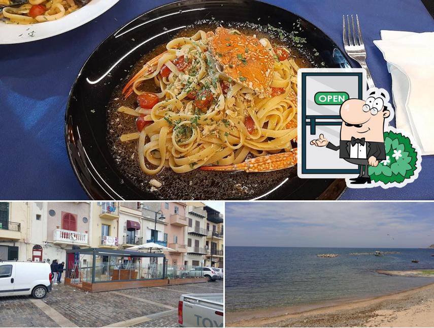 La immagine di esterno e cibo da Spaghetteria Il Corallo