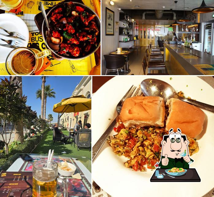 Food at The Beer Café