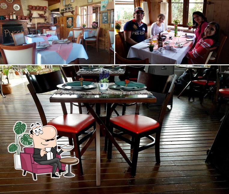 O interior do Restaurante Pucci