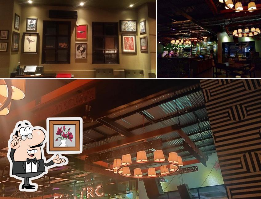 Take a seat at one of the tables at Foxtrot, Marathahalli