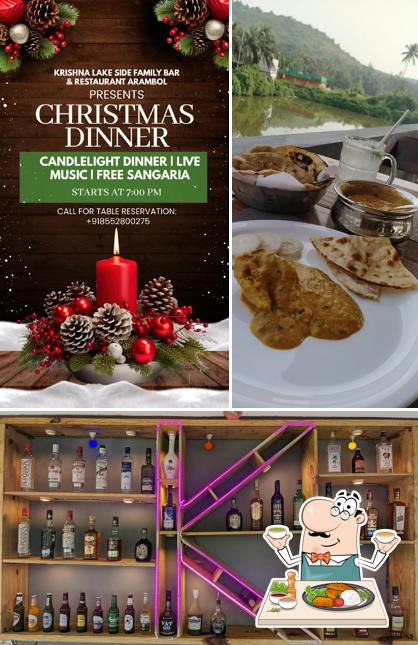 The picture of food and beverage at Krishna Bar & Restaurant