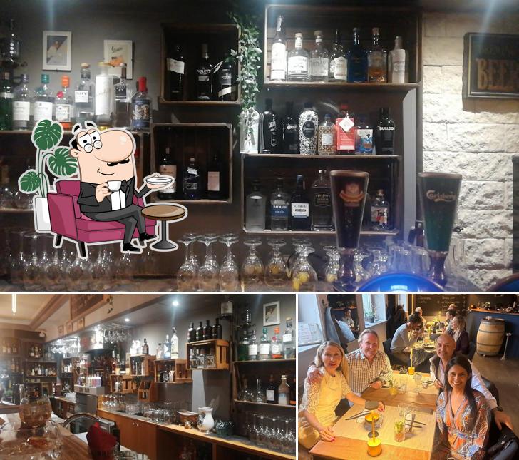Gli interni di Le Saint-Jean Bar & Restaurant