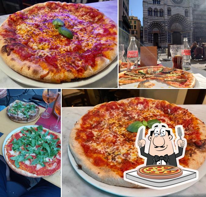 A Oltreconfine Cafè, puoi prenderti una bella pizza