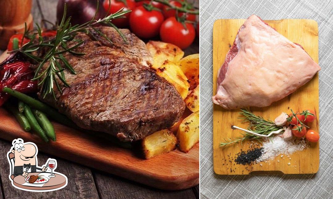 Prova i piatti di carne a Festa madonna della castagna Bergamo