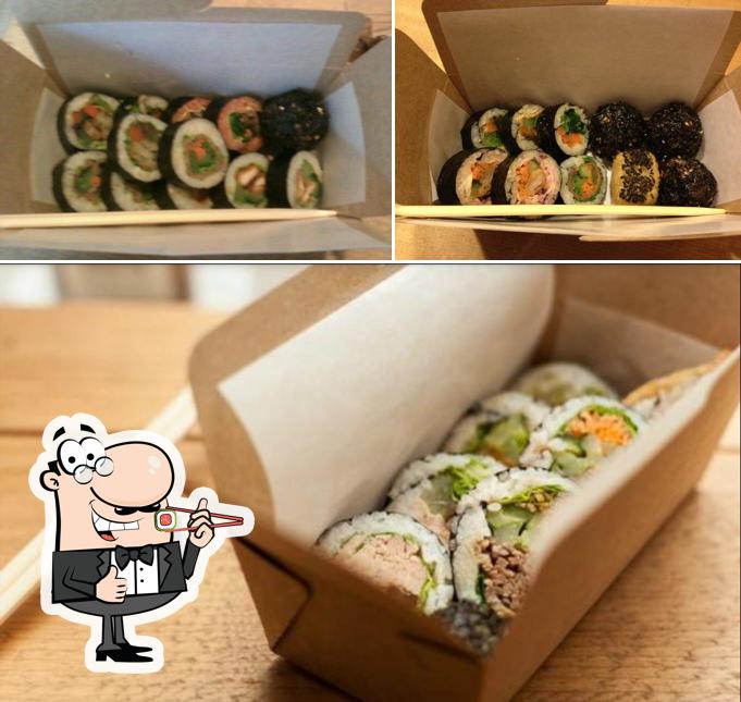 Scegli le varie opzioni di sushi