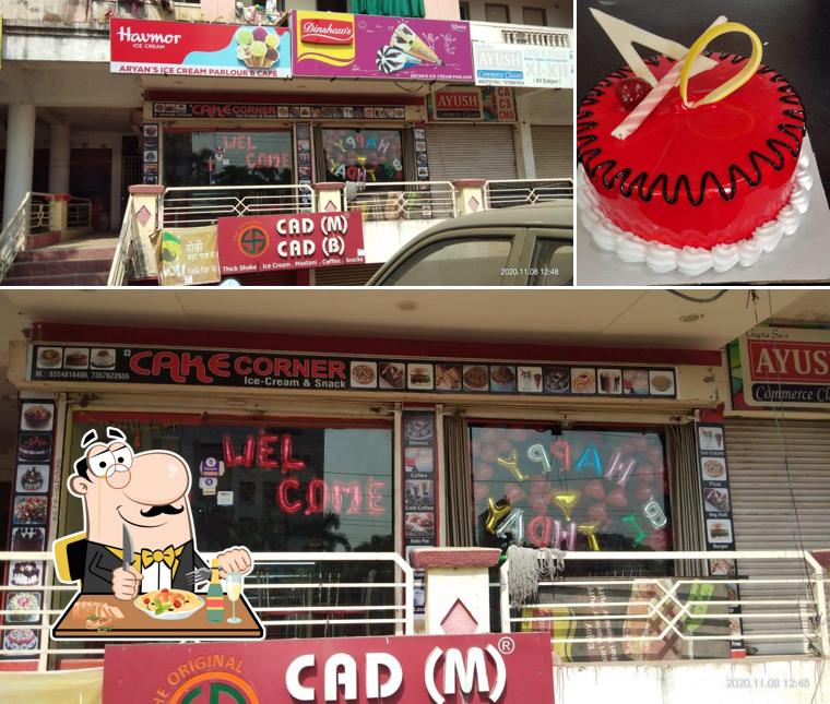 Food at Cake corner