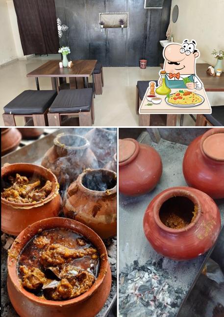 Among different things one can find food and interior at Champaran The Handi House