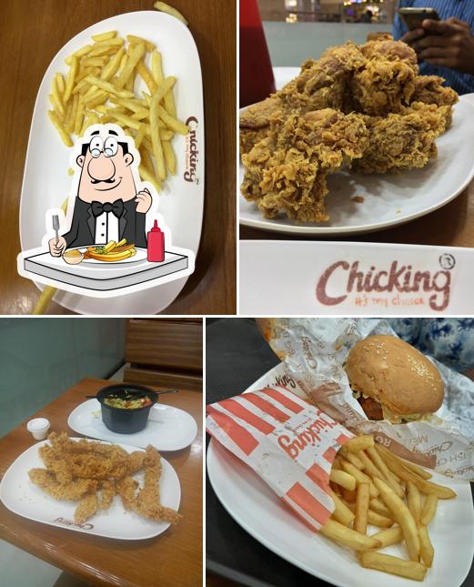 Order chips at Chicking