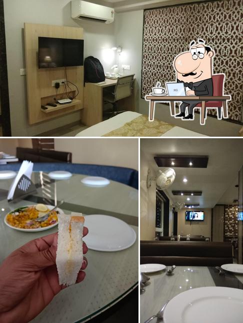 The picture of Hotel Parkshree’s interior and food