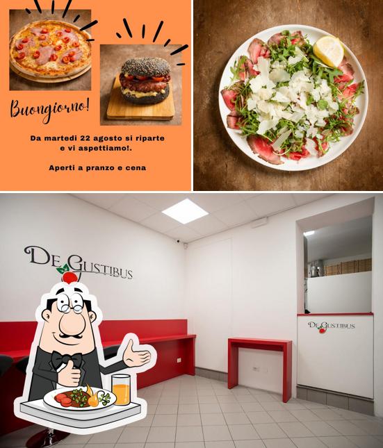 DeGustibus – Ristorante, Pizzeria e Hamburgeria si caratterizza per la cibo e interni