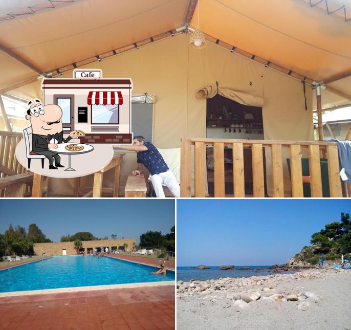 Goditi la vista dall'area esterna di Campeggio Costa Ponente - Glamping
