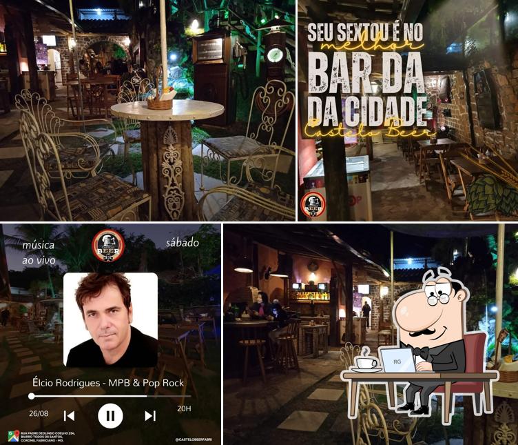 O interior do Castelo Beer Fabri