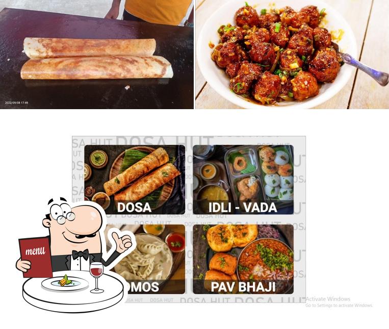 Food at Dosa Hut Sardar Ji Wale