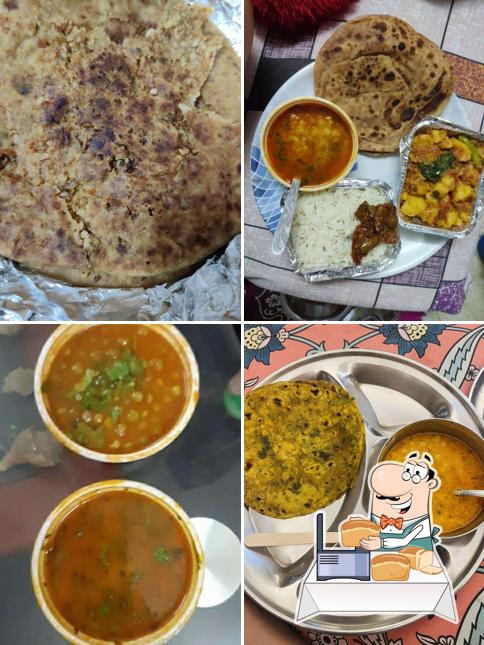 Garlic bread at Jain Annapurna Shuddh Satvik Rasoi