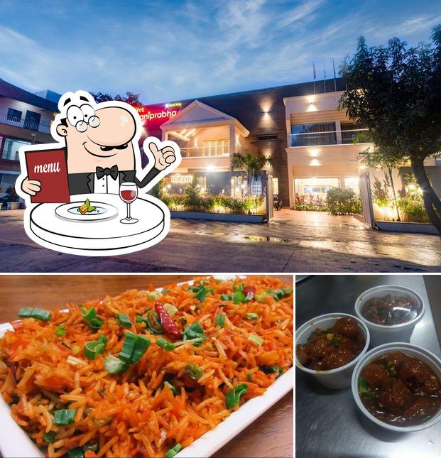 The restaurant's food and exterior