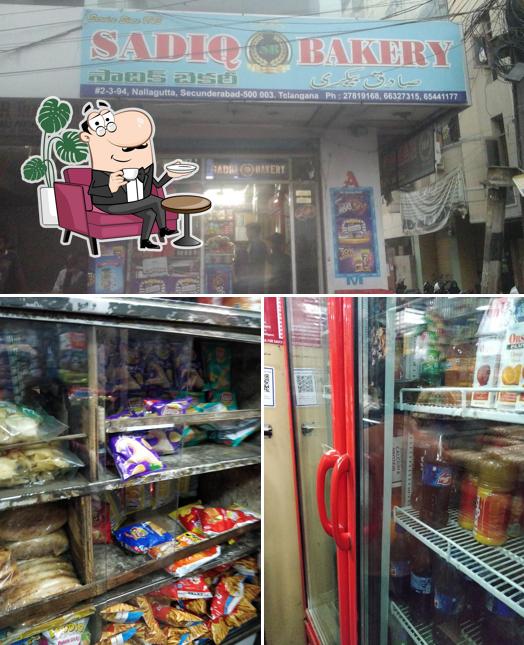 The interior of Sadiq Bakery