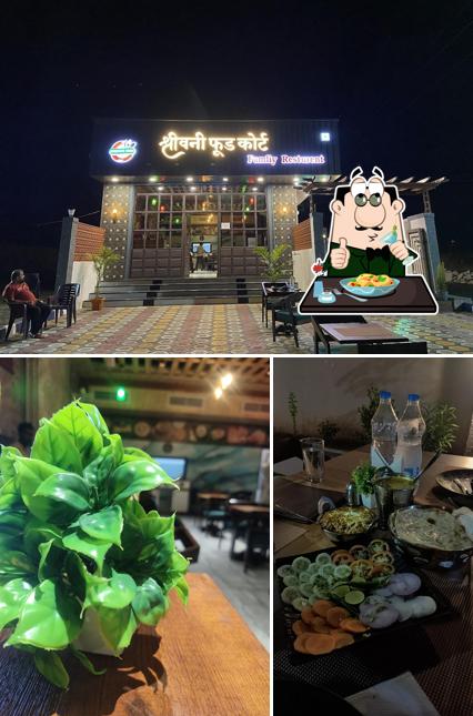 This is the image showing food and interior at Shrivani Food court