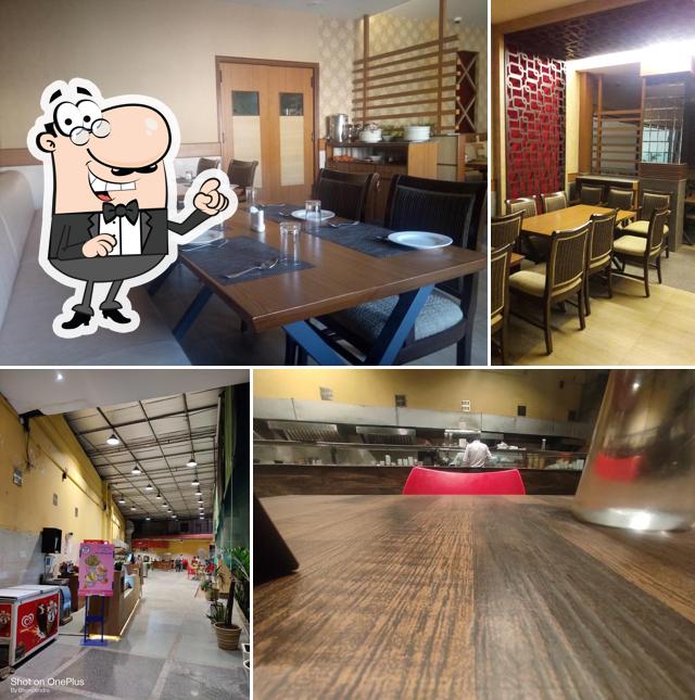 The interior of Spice Garden Restaurant