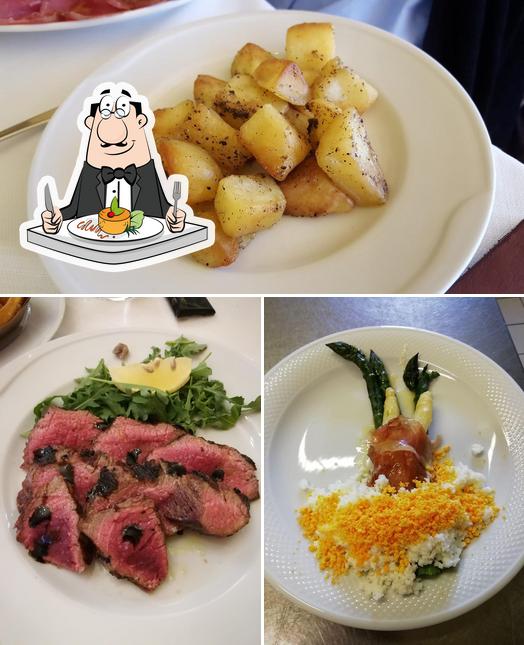 Cibo al Trattoria Vecia Stasion